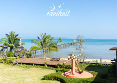 Cinnamon Resort und der Ao Tan Beach Pier