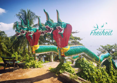 Besuch einer Tempel Anlage