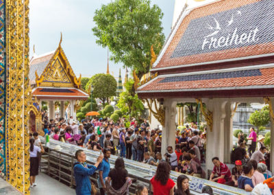 ...und in den Tempel Wat Phra Kaeo