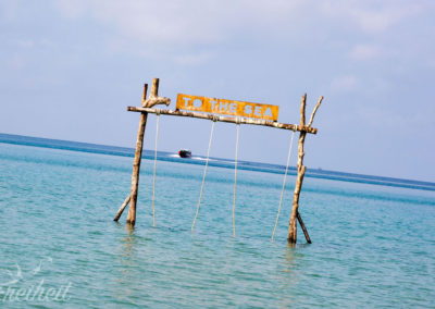 Schaukeln geht erst bei Ebbe wieder