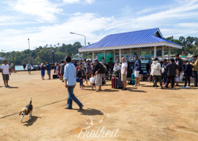 Der Pier füllt sich