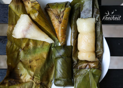 Sticky Rice in allen möglichen Varianten