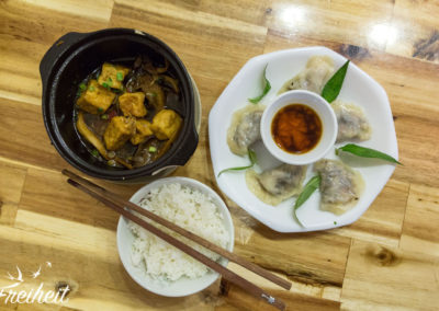 Abendessen beim Veganer ums Eck