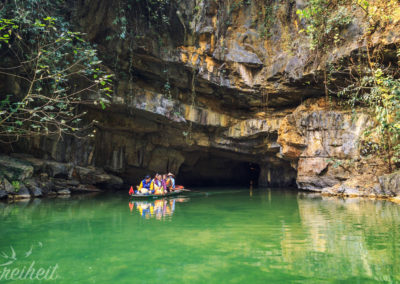 Das Wasser hat an manchen Stellen eine wahnsinns Farbe