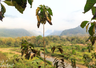 Ausblick während des Aufstiegs