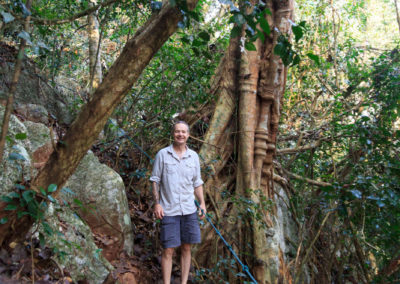 Die einzige nicht steile Passage ;-)