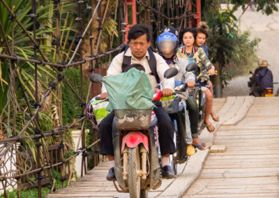 Holzbrücken können tückisch sein