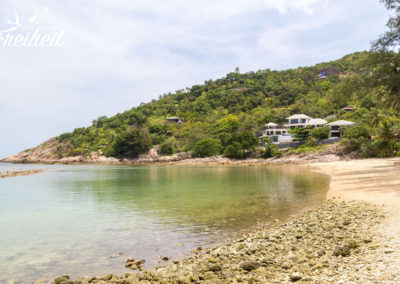 Secret Beach (es gibt zwei davon auf der Insel) - leider liegt hier viel abgestorbenes Korallenzeugs rum
