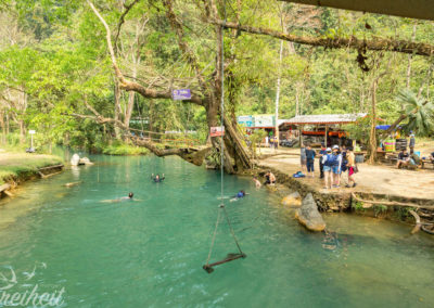 Blue Lagoon bei der Krabbenhöhle