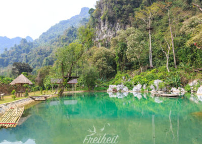 Schade, dass wir keine Badesachen mithaben.