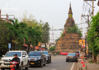 Alte Stupa in Vientiane