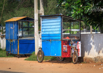 Alte mobile Essensstände