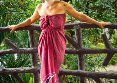 Voll eingepudert! Und die Haare sind auch ölig :-P