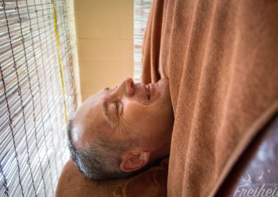 Carsten darf gemütlich vor sich hinschwitzen :)