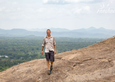 Auf dem Felsplateau des Pidurangala Rock