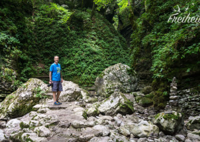 Auf dem Weg zum Wasserfall Kozjak