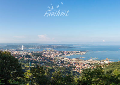 Triest von oben