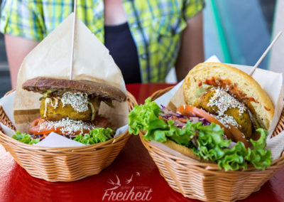 Ein Brotkorb voll Burger