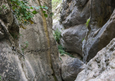 Von da unten ging es hoch