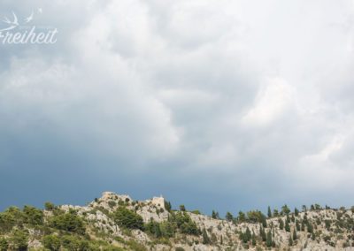 Unser Ziel für morgen: die Festung Stjepan grad