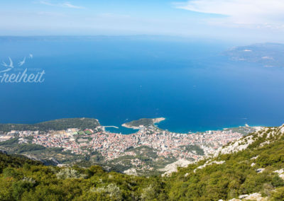 Blick auf Makarska