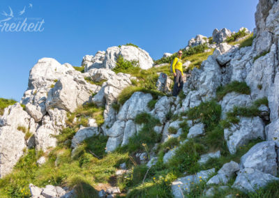 Noch eine kleine einfache Kraxelpassage