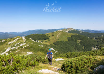 Kein anderer Wanderer weit und breit