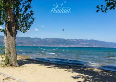 Ohrid See auf albanischer Seite