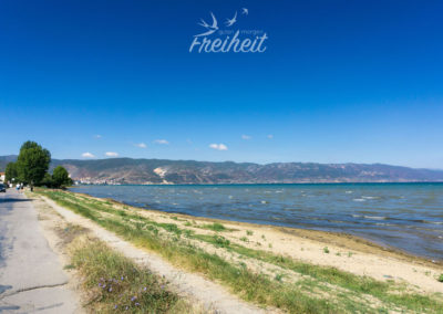 Ohrid See auf albanischer Seite