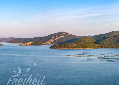 Panorama vom unteren Stausee des Drin