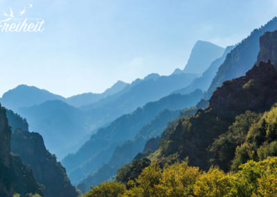Spannende Bergkulisse