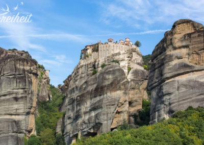 Kloster Varlaám nur diesmal von der anderen Seite