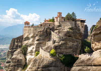 Besucherstrom zum Kloster Varlaám
