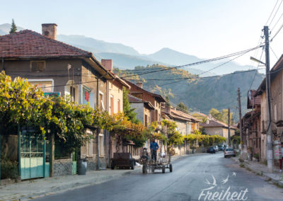 Ein-PS-Kutschen sind nicht ungewöhnlich in Bulgarien