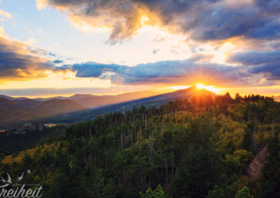 Ein letztes Strahlen...