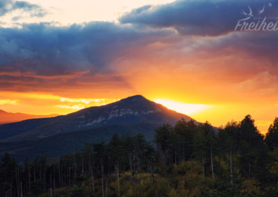 ...und schwupps ist die Sonne hinterm Berg