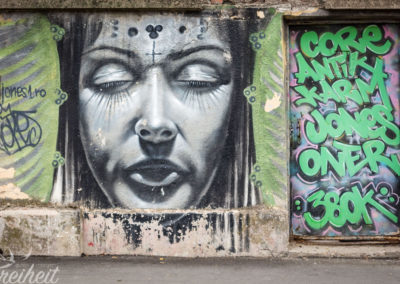 Tolles plastisch wirkendes Graffiti