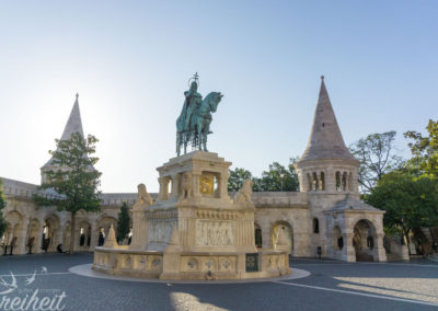 Hoch zu Ross der erste König von Ungarn - Stephan I