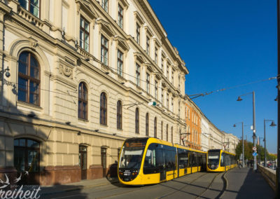 Die knallgelbe Metro