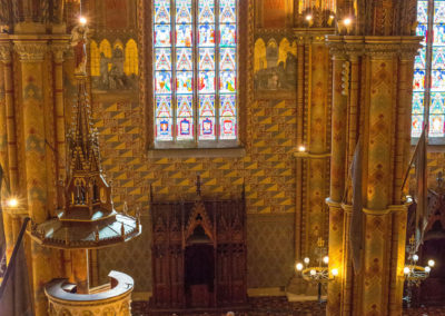 Die Kanzel der Matthiaskirche