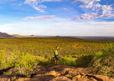 Morgenlicht über dem Erongo Gebiet