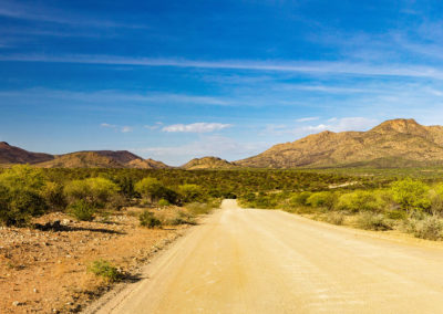 Weiterfahrt in Richtung Küste