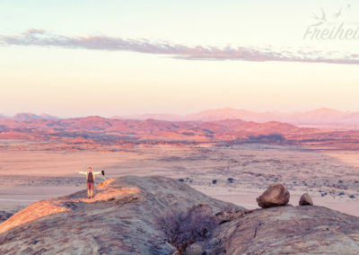 Abendlicht über der Namib