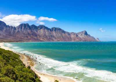 Fantastische Ausblicke von der Küstenstraße nach Kapstadt