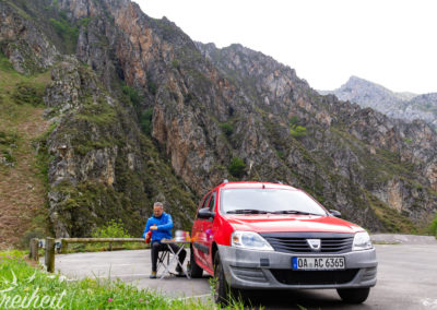 Kochen im Windschatten