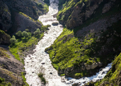 Reichlich Wasser im Tal, trotz Wasserkraftwerk