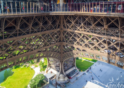 Blick vom ersten Stockwerk