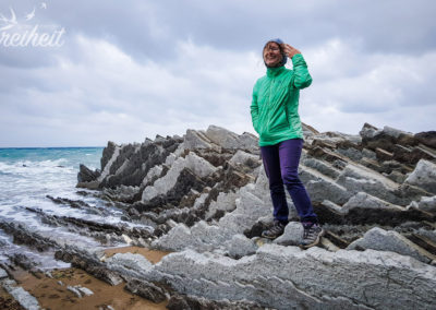 Es bläst mal wieder ein eisiger Wind an der Küste!