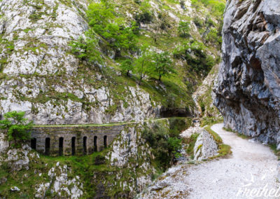 Tolle Wegführung mit drunter liegendem Wasserlauf