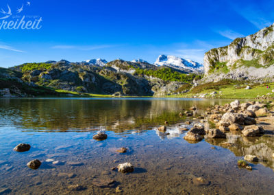 Der See ist nur 2m tief...